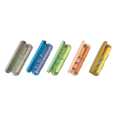 Multicolor 60IU Plastic Injection Pen Reusable with 3ML Cartridge